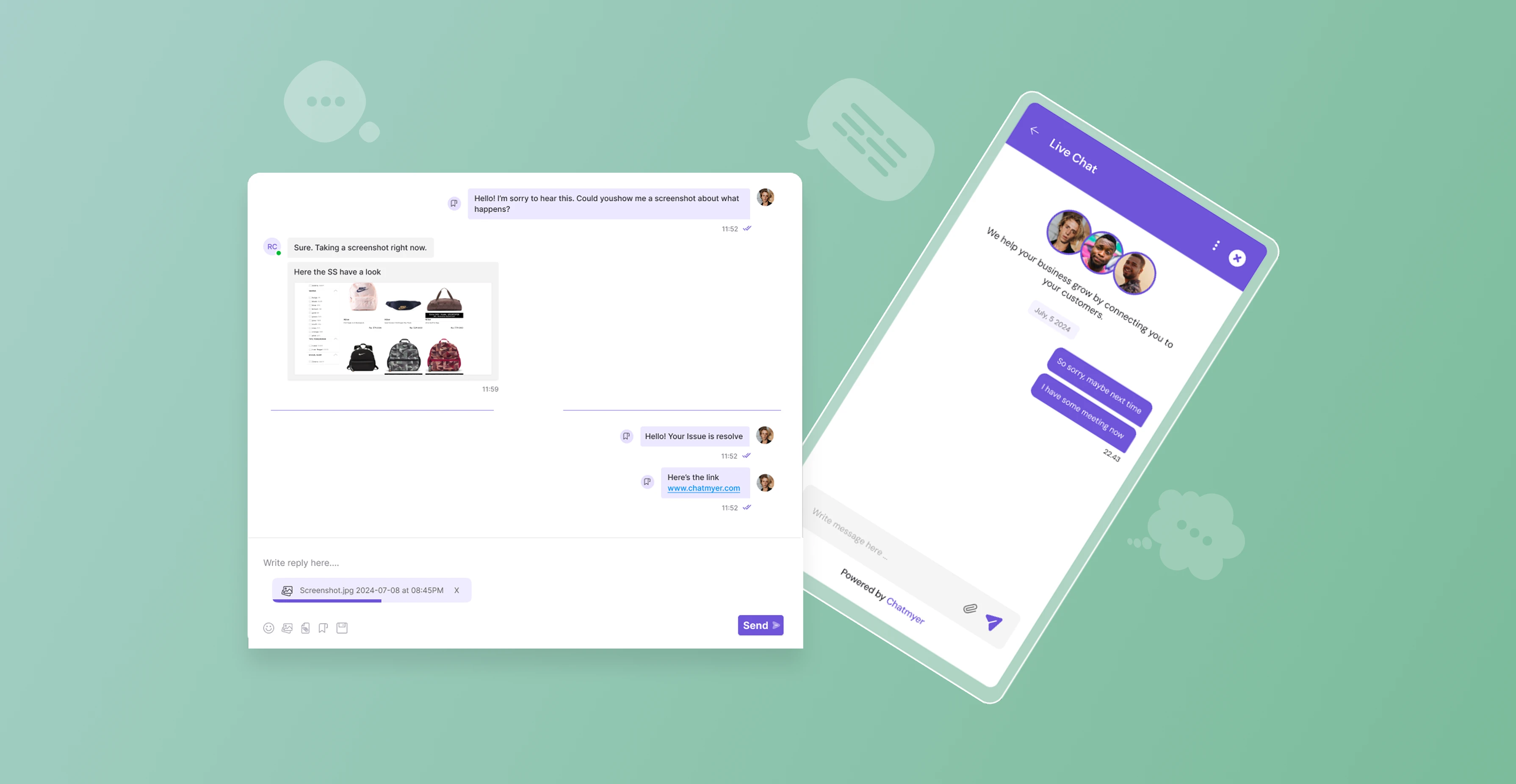How Chatmyer Live Chat Works